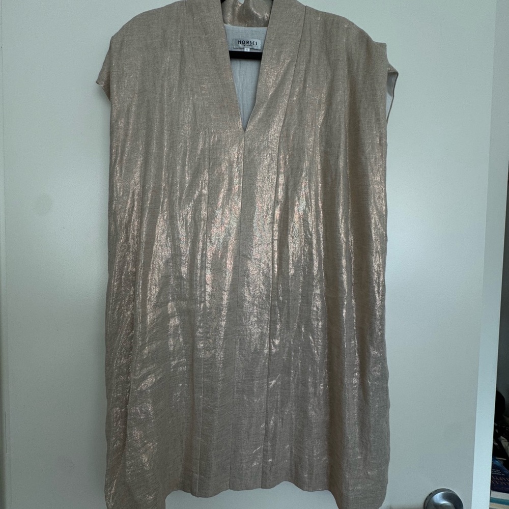 Horses Atelier Metallic Dress
